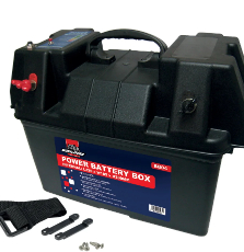 battery box with terminals and acc plug (bb04)