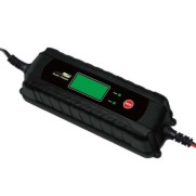 pro user 6 & 12 volt 4amp smart battery charger with lcd screen psd004